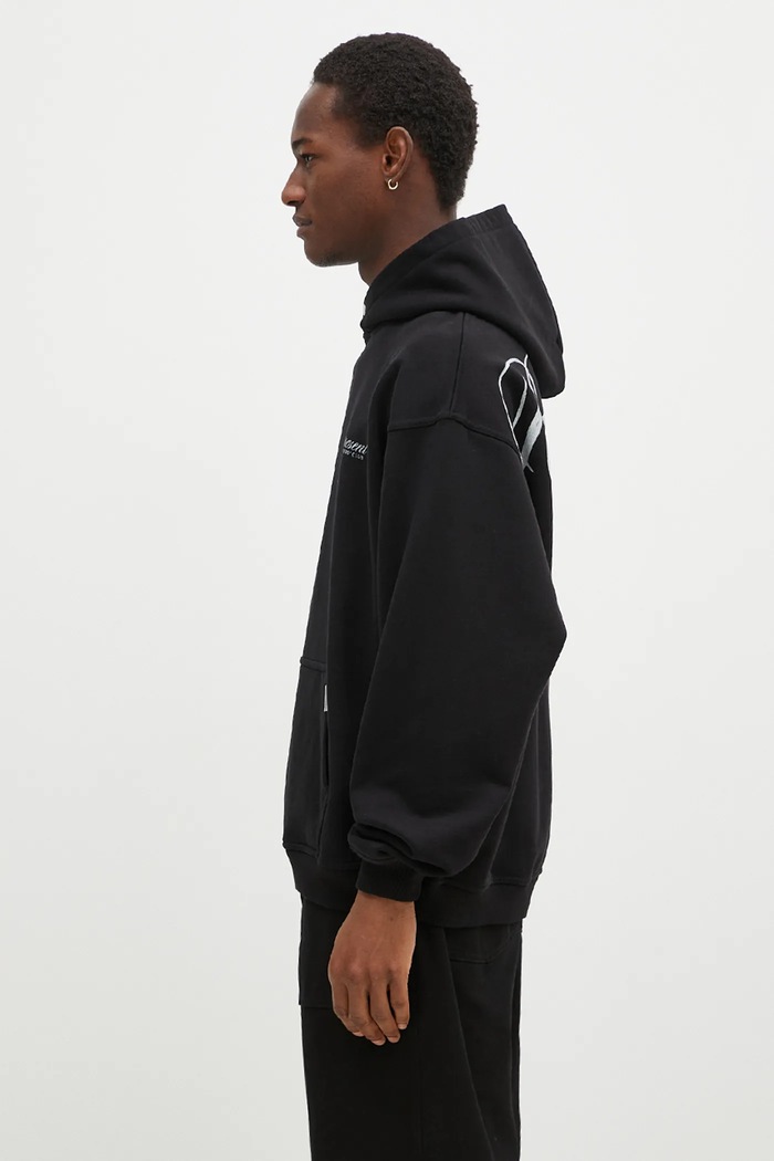 Bavlněná mikina Represent Represent Owners Club Script Hoodie OCM41200.001 černá SS25