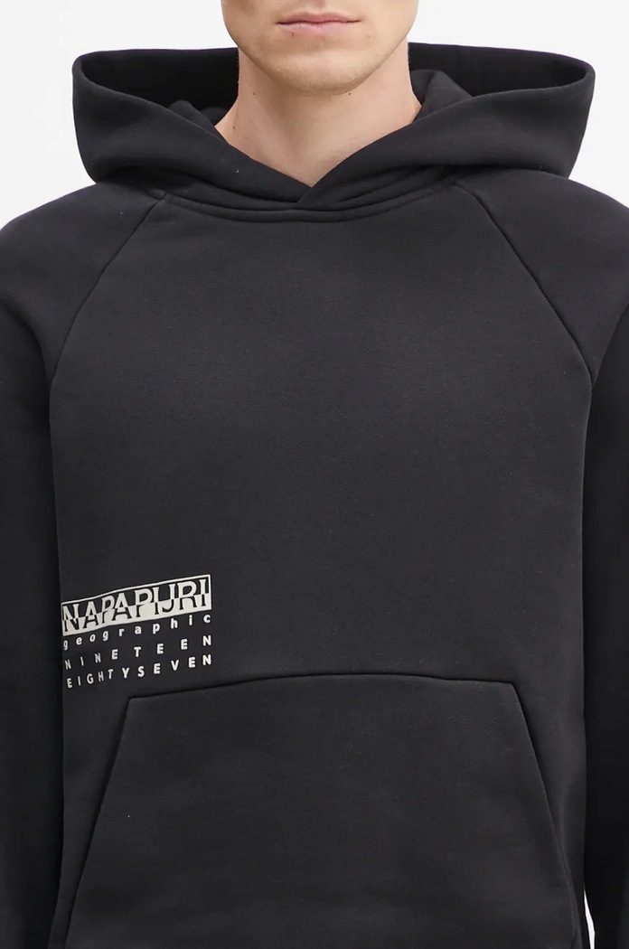Napapijri cotton sweatshirt B-Premium H black NP0A4I6M9411