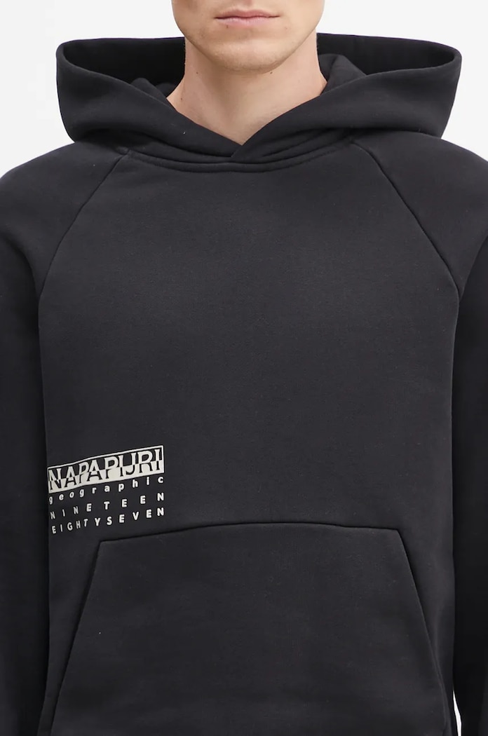 Napapijri cotton sweatshirt B-Premium H black NP0A4I6M9411