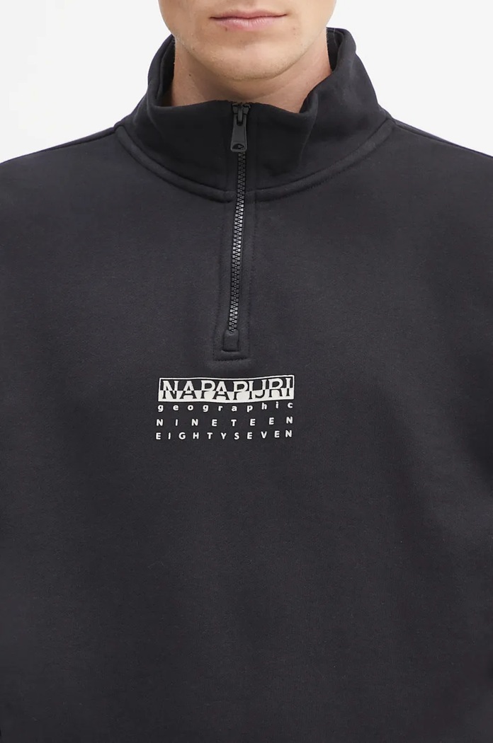 Napapijri cotton sweatshirt B-Premium Hz black NP0A4I6N9411