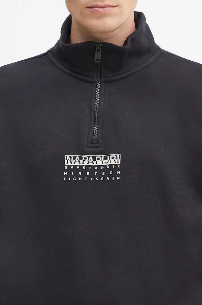 Napapijri cotton sweatshirt B-Premium Hz black NP0A4I6N9411