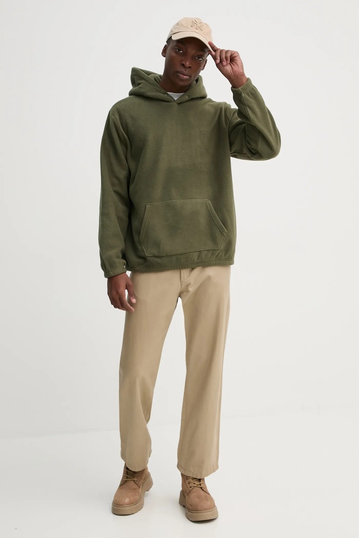 Fleecová mikina Levi's A9262 zelená AW24