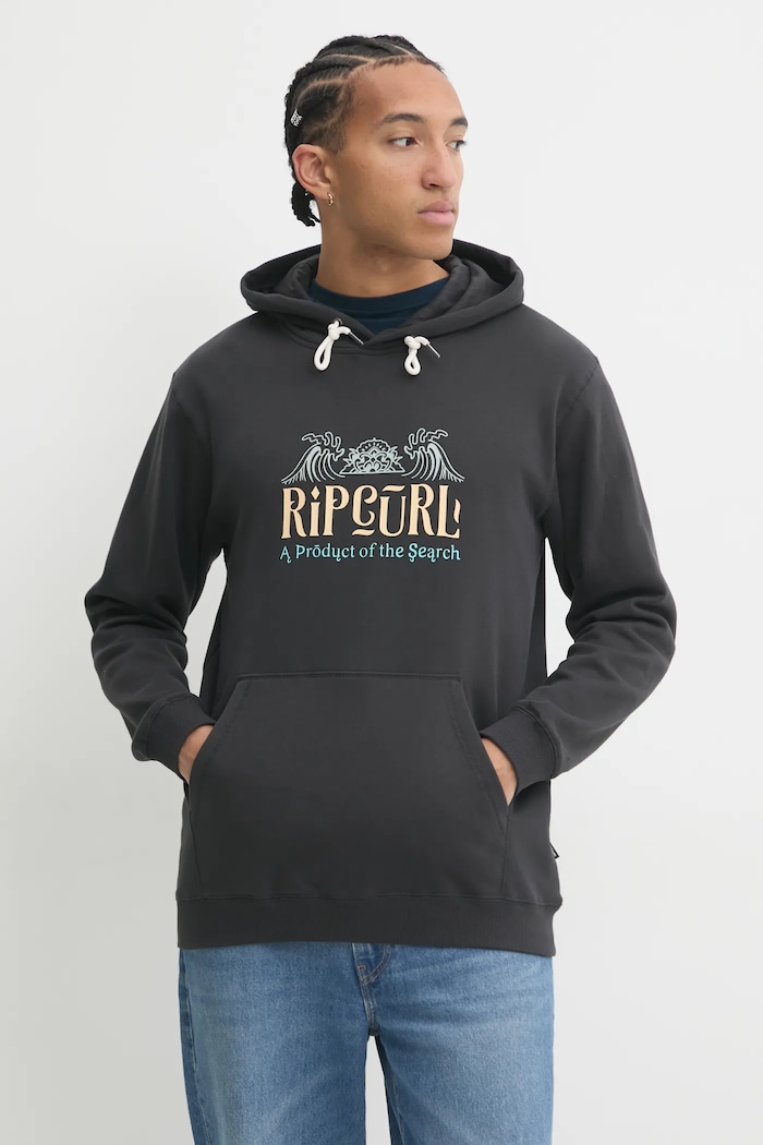 Rip Curl bluza DOWN THE LINE print gri 06HMFL
