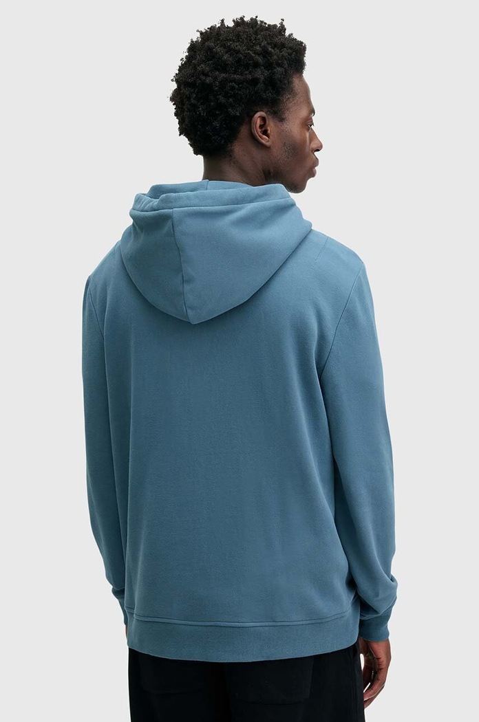 Îmbrăcăminte AllSaints hanorac cu glugă RAVEN OTH HOODY M003NZ albastru