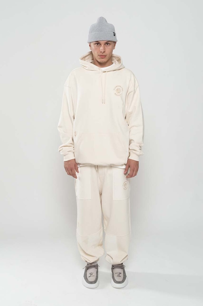 Oblečení Bavlněná mikina Flowers for Society Basic Hoodie FFSAPP095 bílá