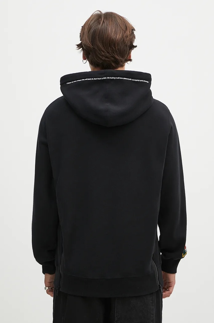 Clothing Undercover cotton sweatshirt C/S UC2D4801.3 black
