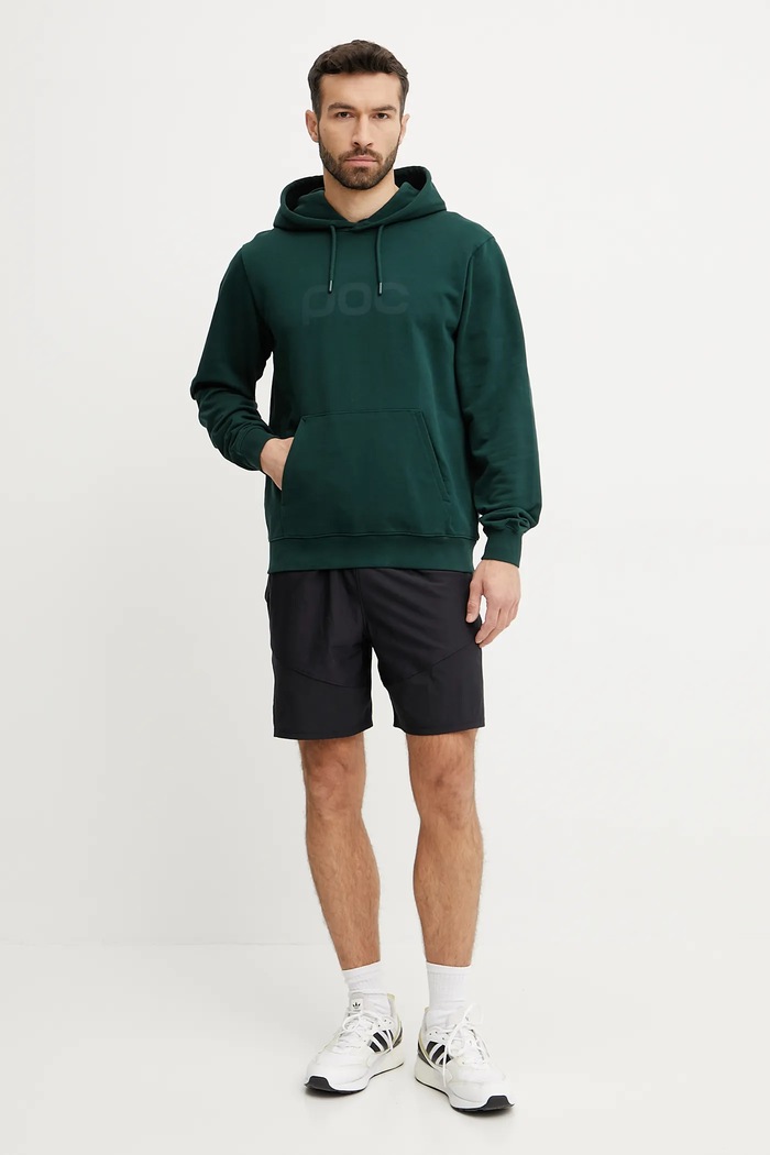 POC hanorac de bumbac 61652 verde SS25
