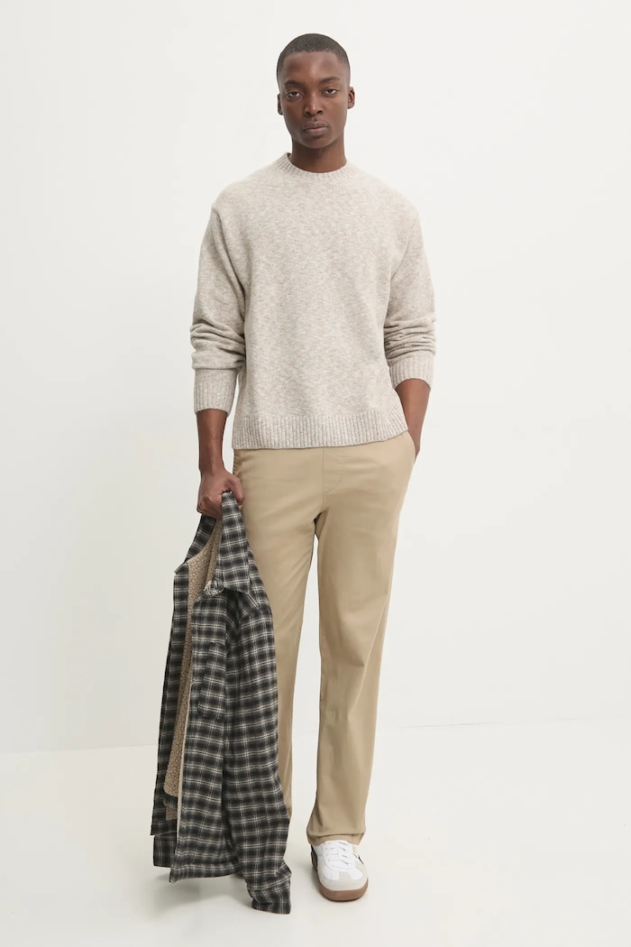 Pulover Abercrombie & Fitch KI120.4190.150 bež AW24