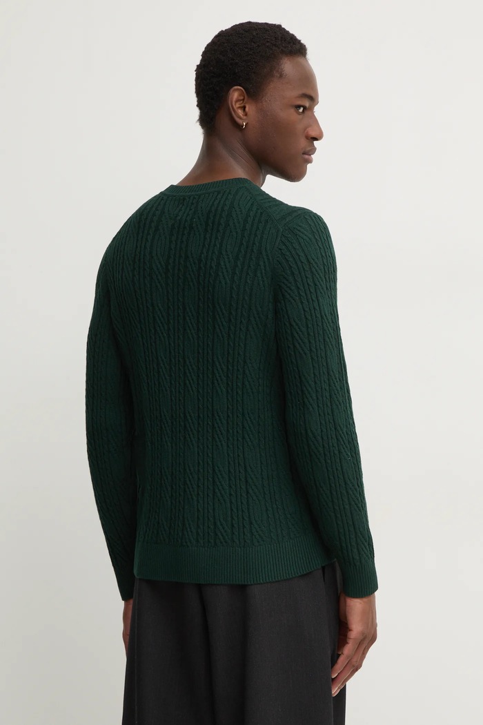 Ρούχα Πουλόβερ με προσθήκη μαλλιού Abercrombie & Fitch KI120.4197.300 πράσινο