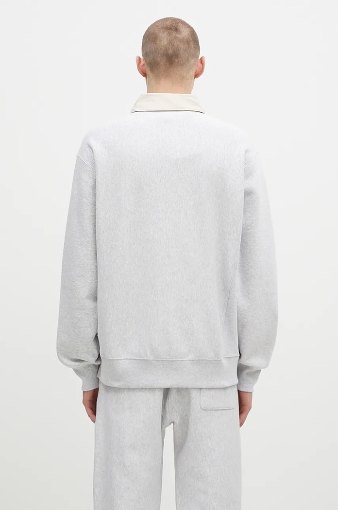 Ρούχα Μπλούζα Champion Polo Neck Sweatshirt 220708 γκρί