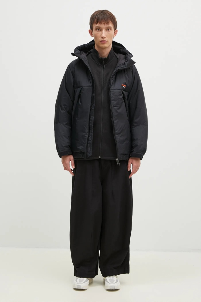 Μπλούζα Nanga Polartec Fleece Zip Blouson NW2241.1D509 μαύρο