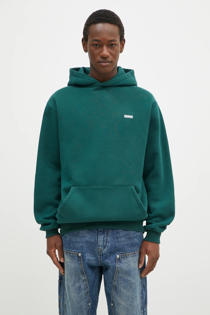 Butter Goods bluza Basic Pullover Hood imprimeu verde BG243203