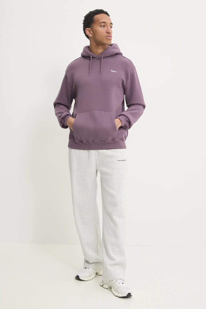 Mikina Hollister Co. KI322.4224.630 ružová AW24