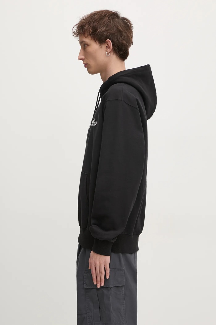 thisisneverthat cotton sweatshirt T-Logo Hoodie TN243TSWHO01 black AW24