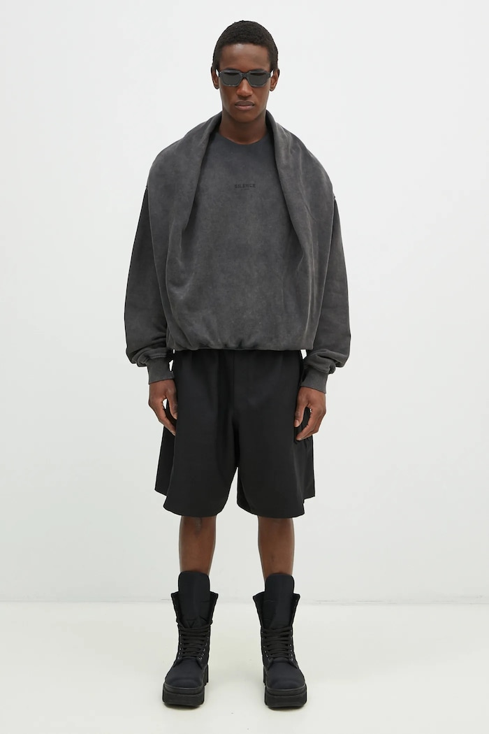 Han Kjøbenhavn cotton sweatshirt Double Layered gray U.134145