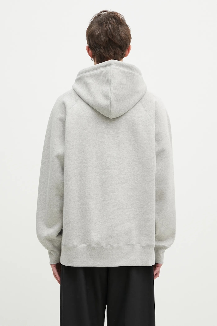Ρούχα Βαμβακερή μπλούζα Wood Wood Fred hoodie 25217 30250243 γκρί