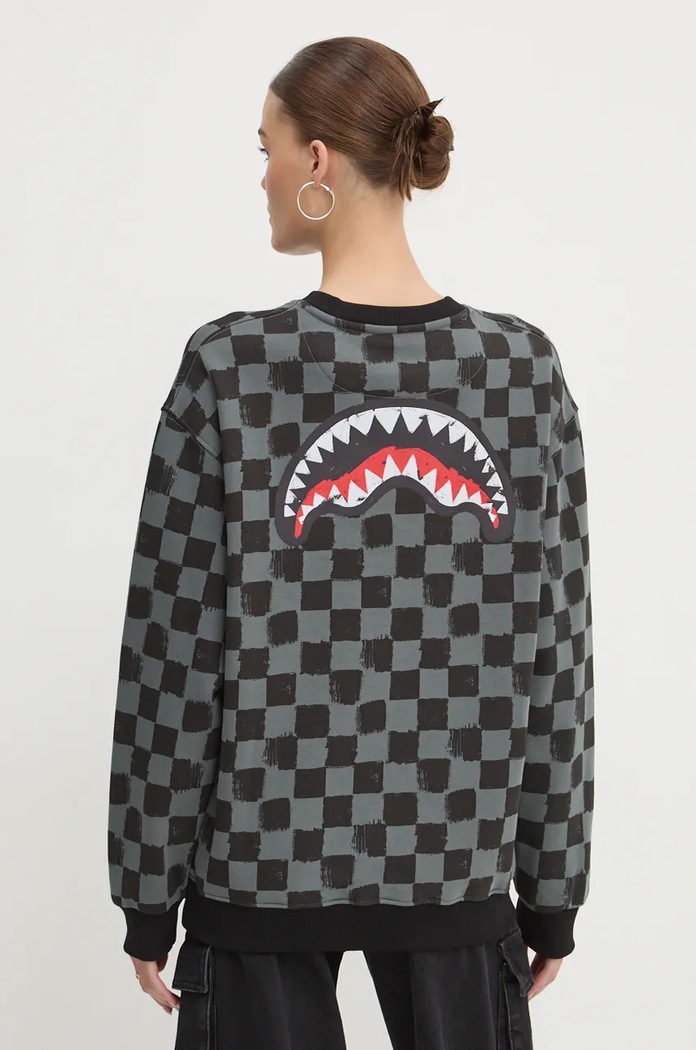 Sprayground bluza bawełniana szary SP612