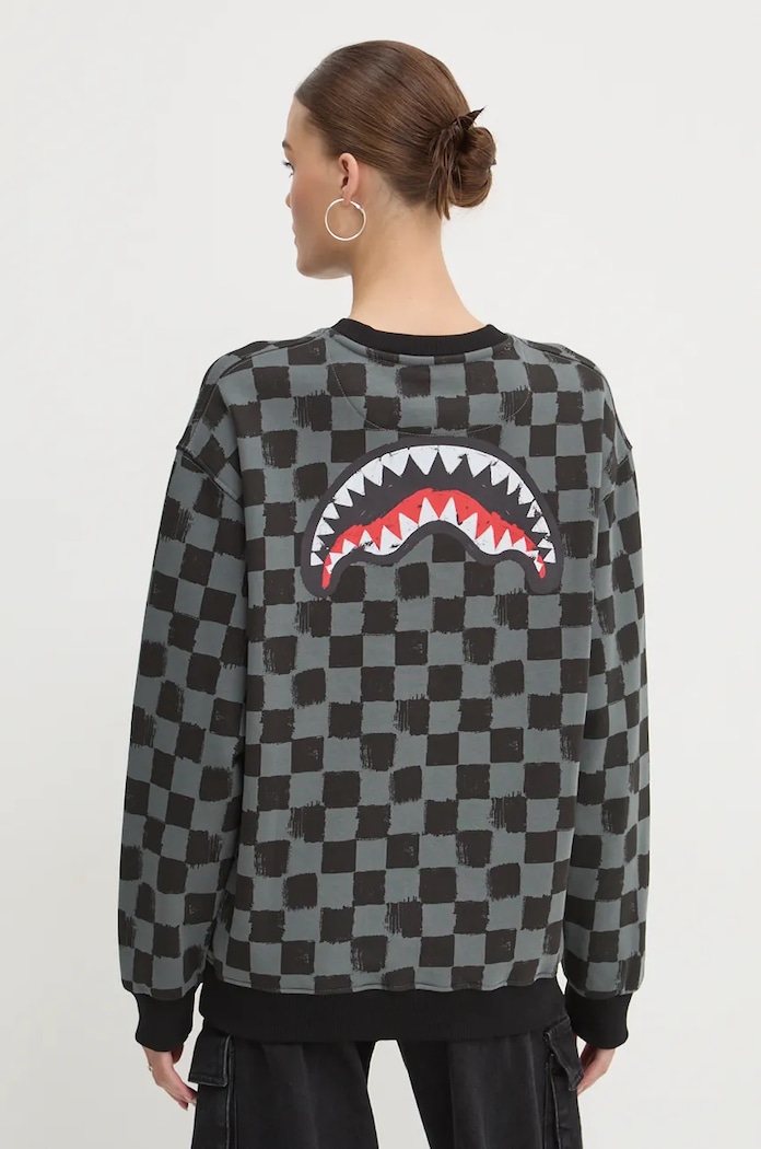 Sprayground bluza bawełniana szary SP612