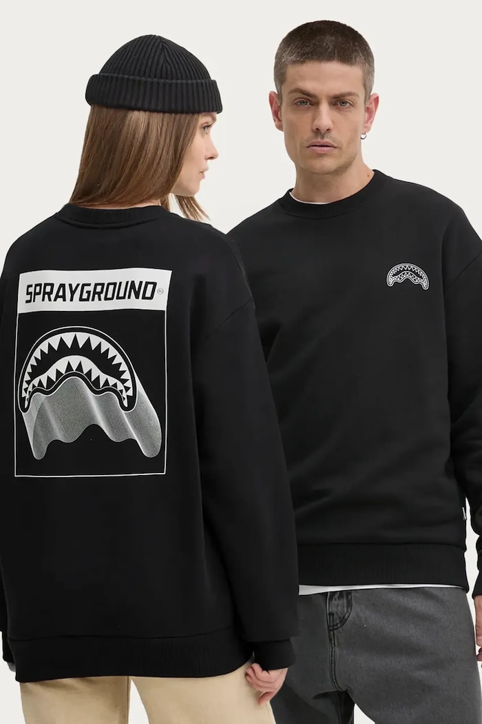 Dukserica Sprayground s elastinom crna SP668