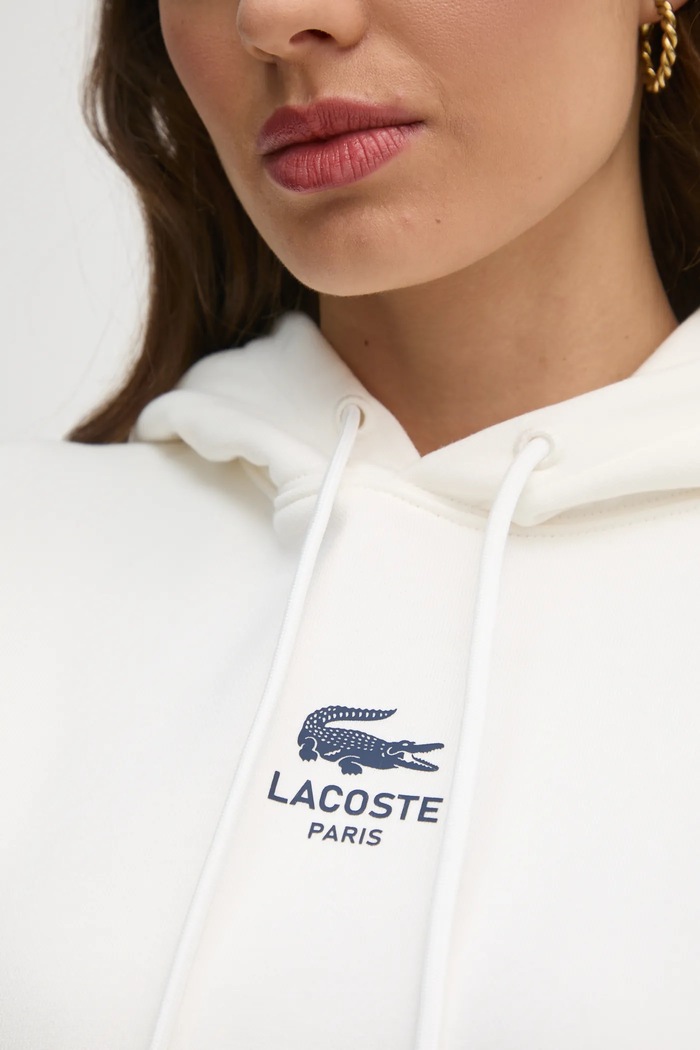 Lacoste pulover s kapuco bombažen SH2740