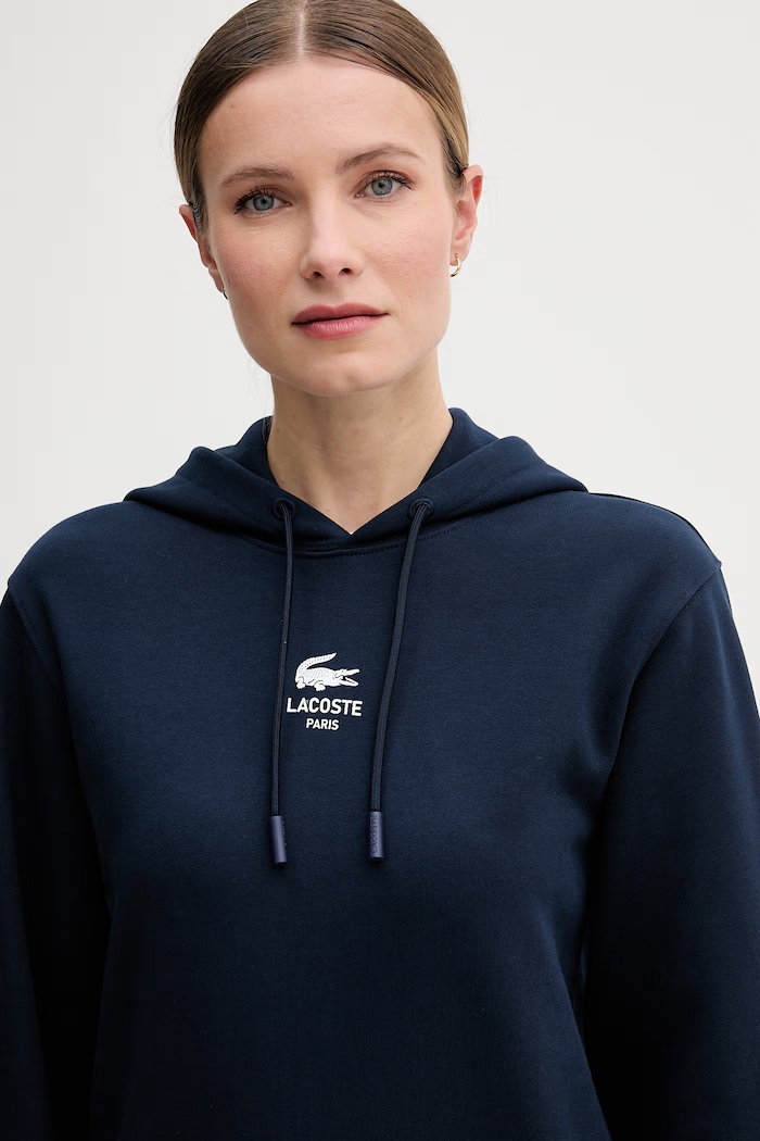Lacoste mikina s kapucňou bavlnená SH2740