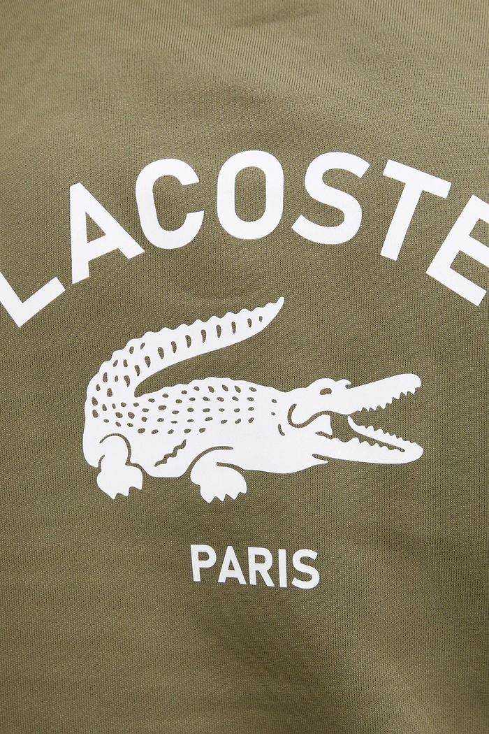 Lacoste pulover s kapuco bombažen SH2740