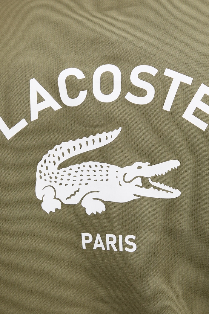 Lacoste pulover s kapuco bombažen SH2740