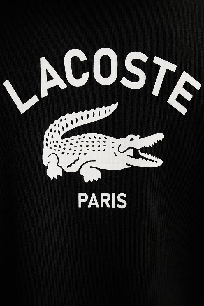 Lacoste pulover s kapuco bombažen SH2740