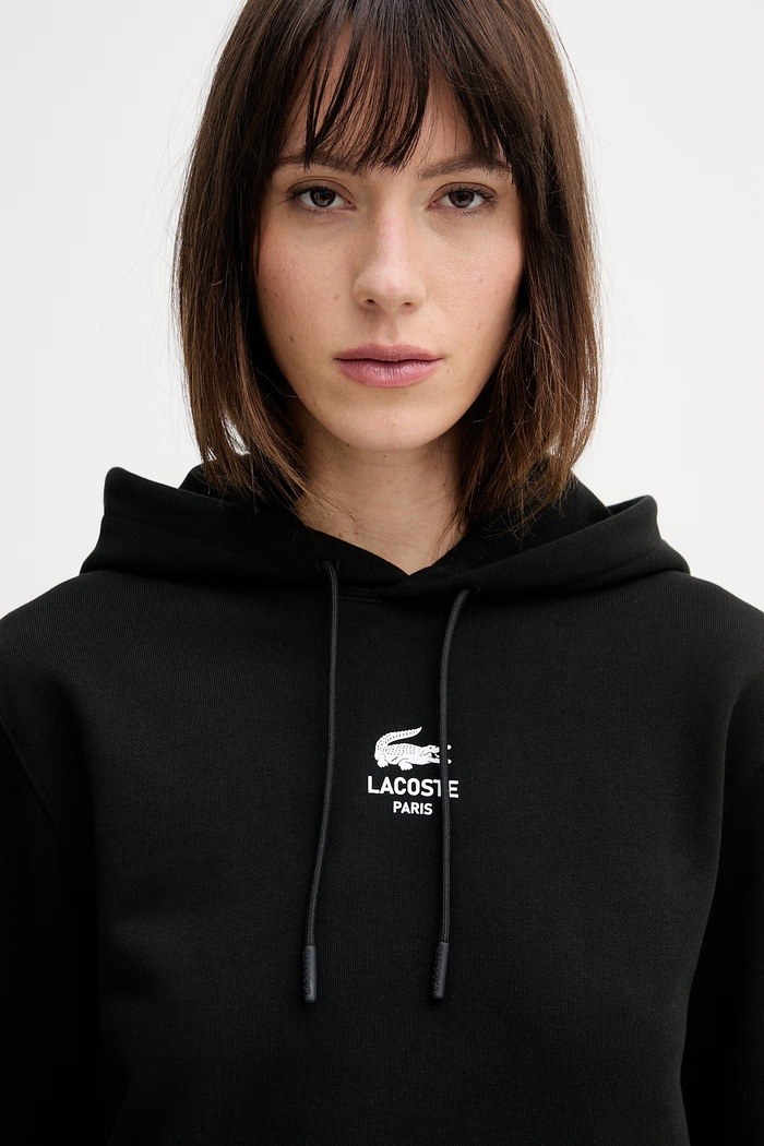 Lacoste pulover s kapuco bombažen SH2740