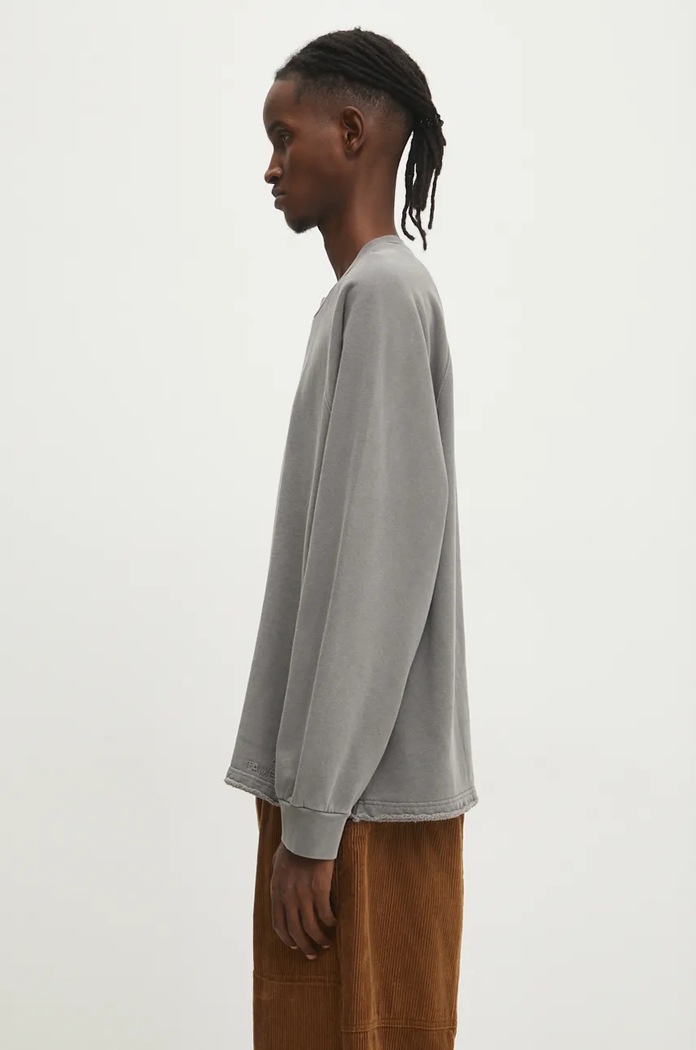 A.P.C. bluza bawełniana Kick Out COHBT.M27954.LAD szary AW24