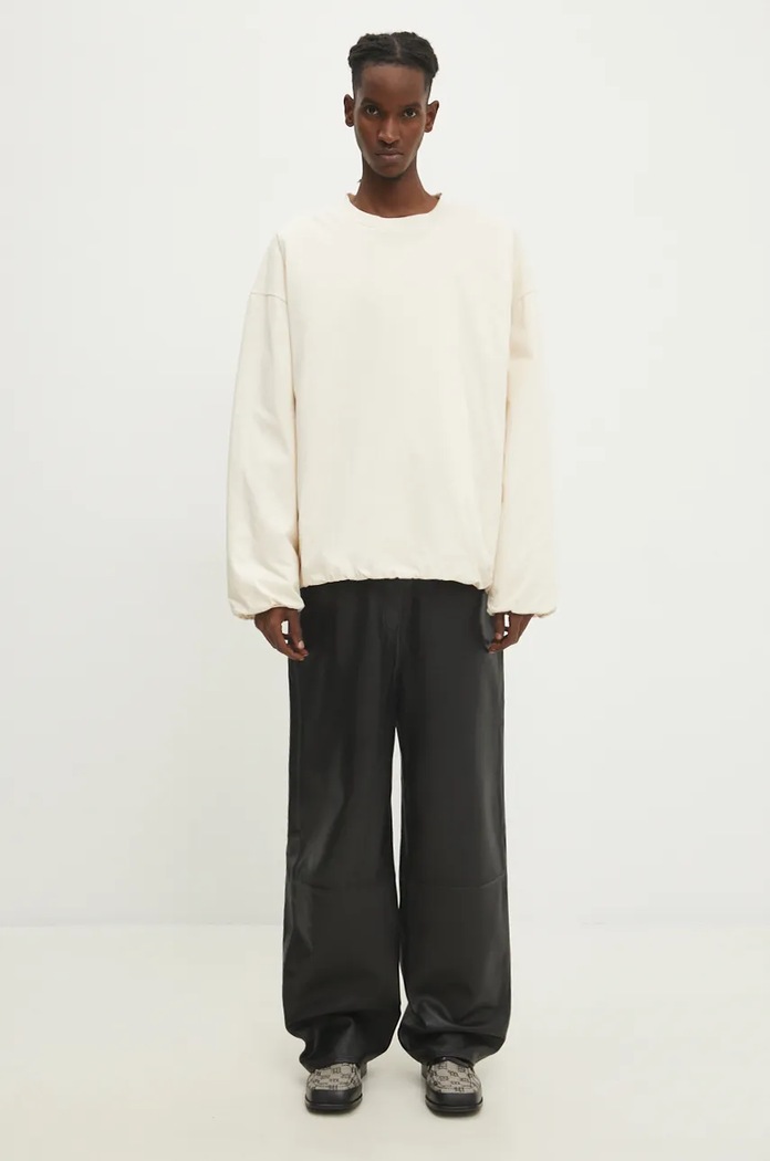 Бавовняна кофта A.P.C. Kook COHFL.M27945.AAD бежевий
