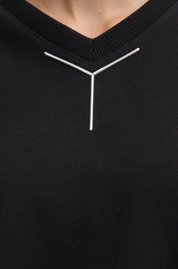 Памучен суичър Y/Project Y CHROME SWEATSHIRT 204SH004
