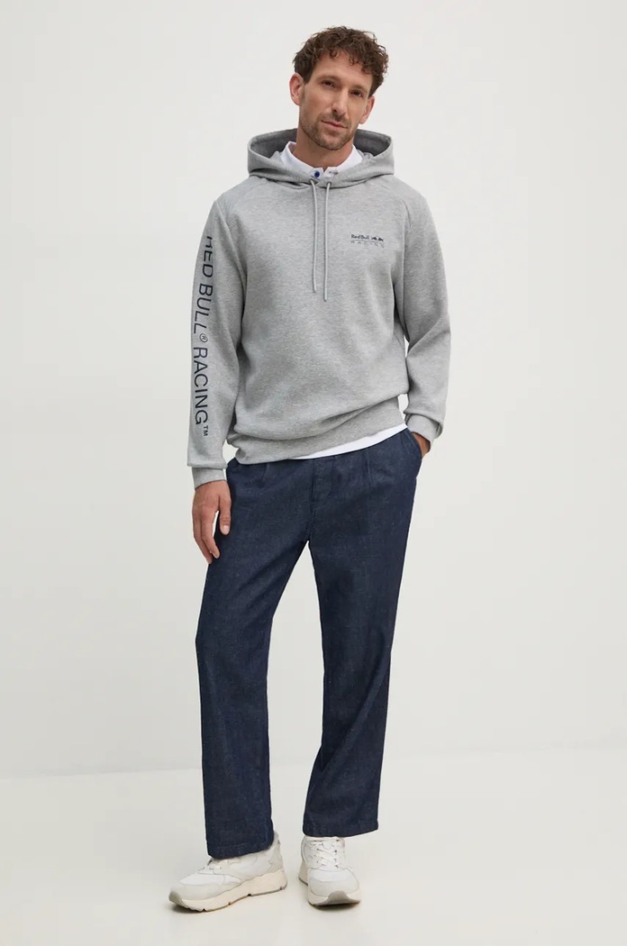 Dukserica Red Bull Racing x Pepe Jeans RU580006 siva AW24