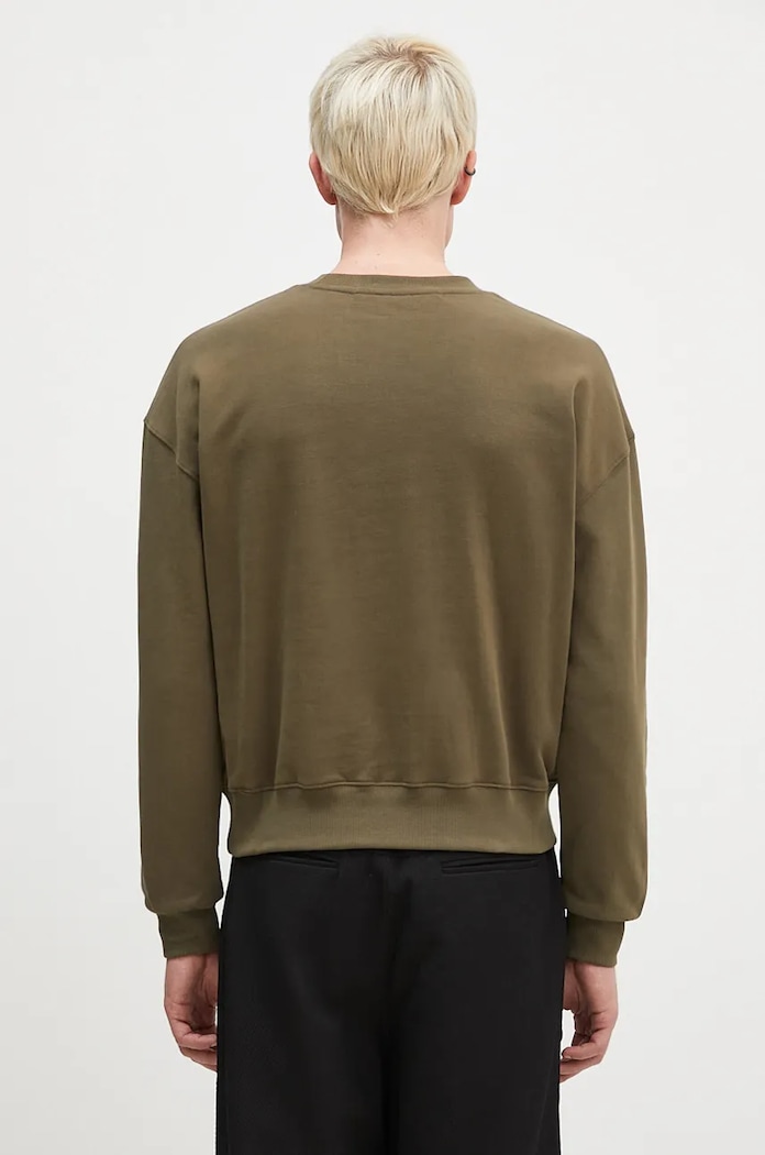 Odjeća Pamučna dukserica Andersson Bell Milan Embroidery Sweatshirt atb1149u zelena