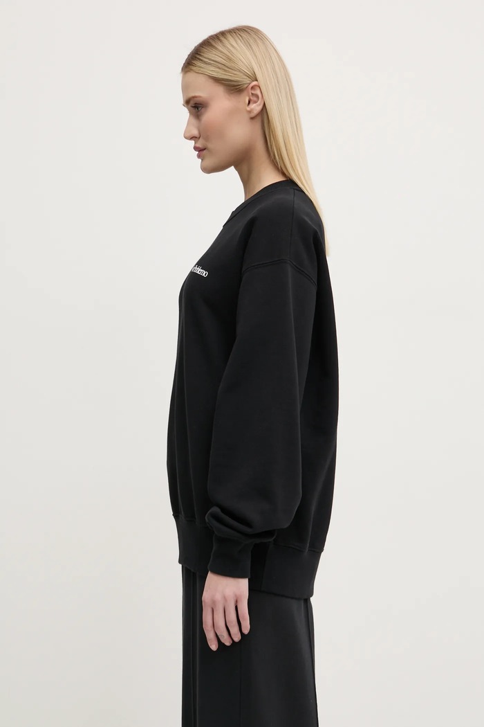 Pamučna dukserica No Problemo Mini Problemo Crew Neck Sweat crna NP20009.02