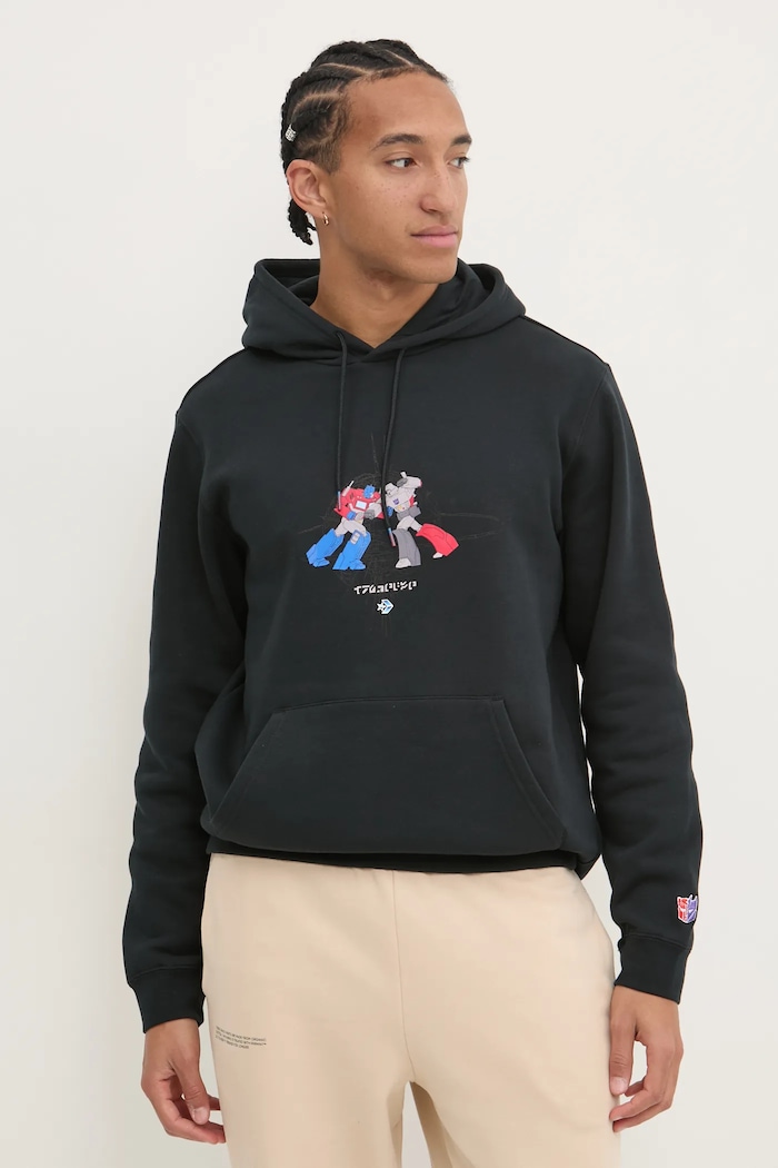Converse bluză x Transformers 10027820.A01 negru AW24