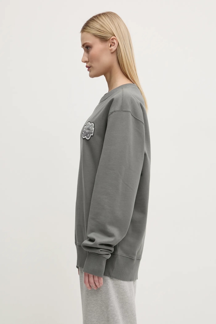 Bavlněná mikina Filling Pieces Gowtu Gun šedá 74533926002