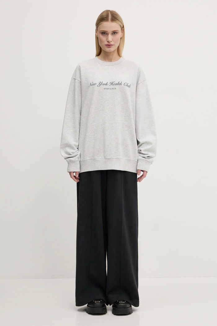 Sporty & Rich sweatshirt NY Health Club ST071506043GY03