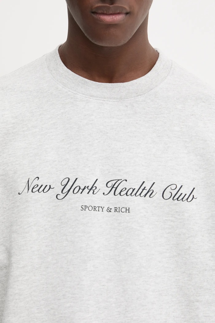 Sporty & Rich sweatshirt NY Health Club ST071506043GY03
