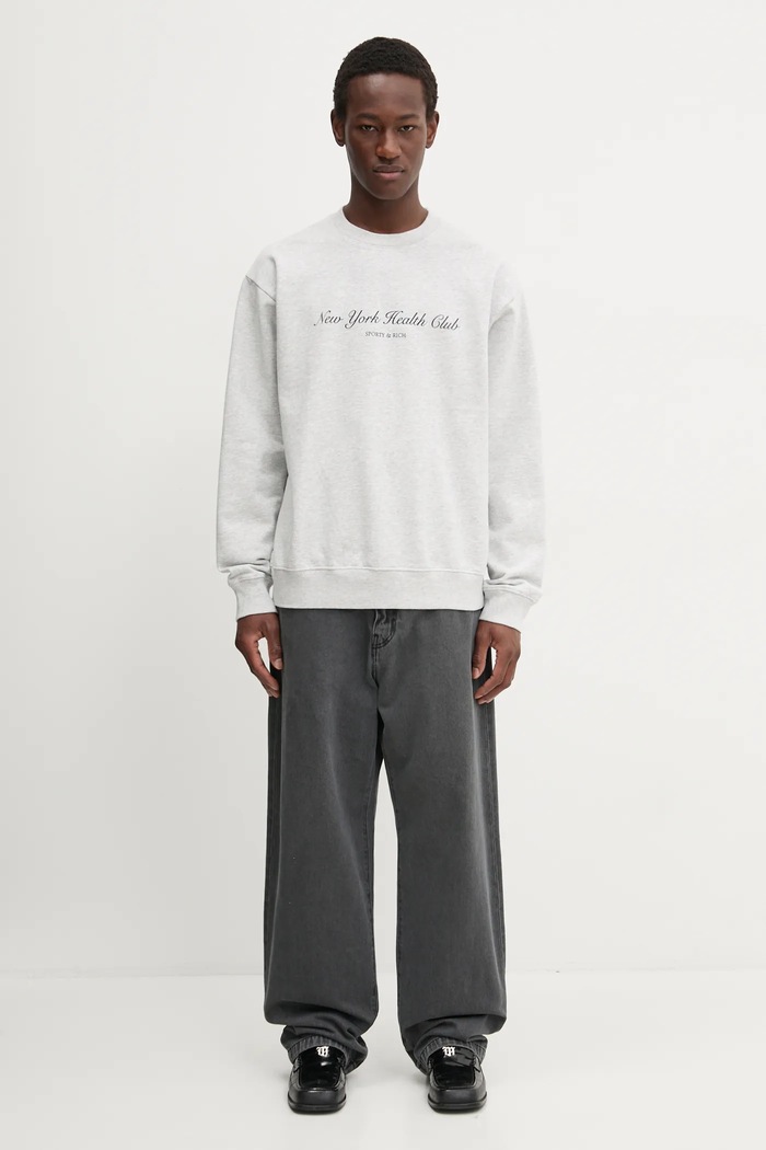 Sporty & Rich sweatshirt NY Health Club ST071506043GY03