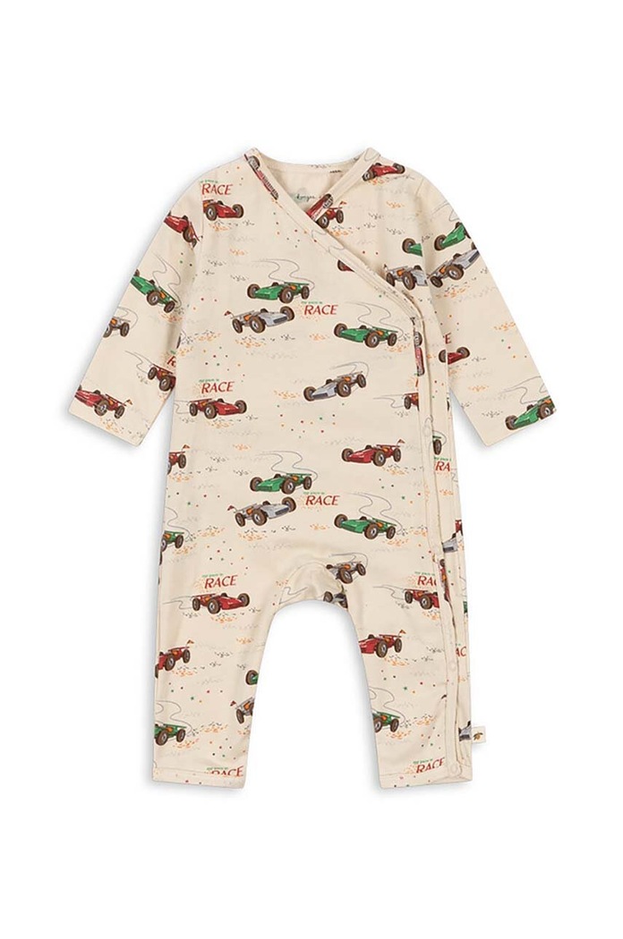 Konges Sløjd Rampe pentru copii BASIC NEWBORN ONESIE GOTS bej KS101415.B