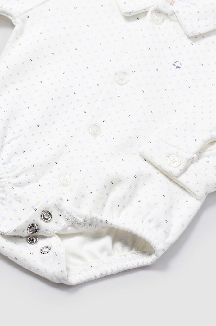 Mayoral Newborn Body bawełniane niemowlęce 2797.1J.Newborn.9BYH beżowy AW24