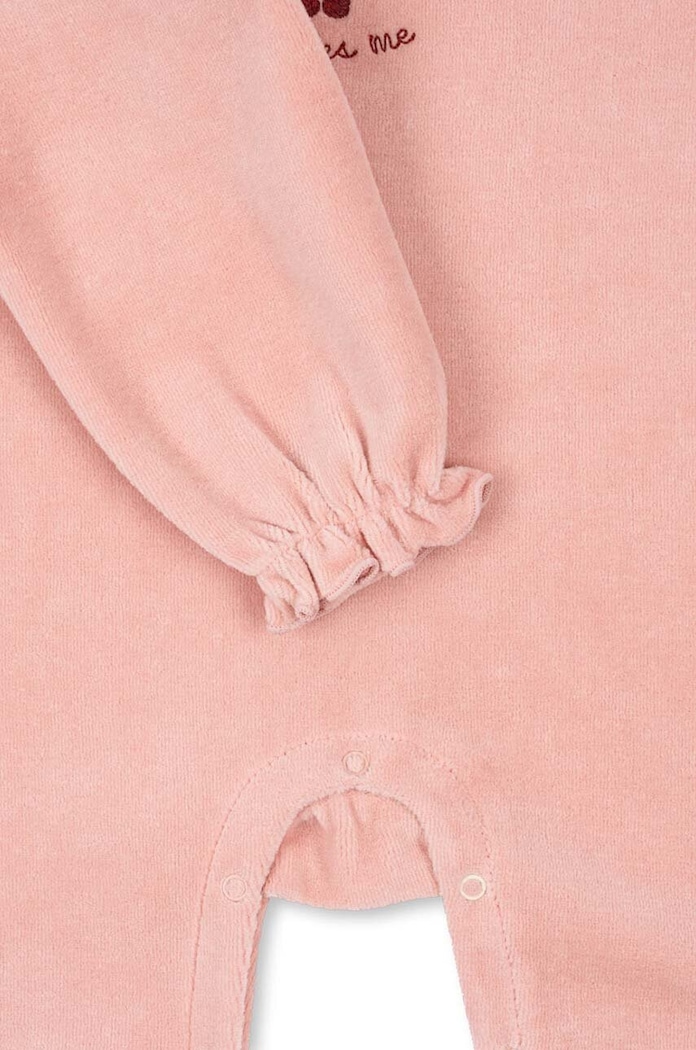 Dětské polo dupačky Konges Sløjd MIFFA FRILL ONESIE GOTS KS101602
