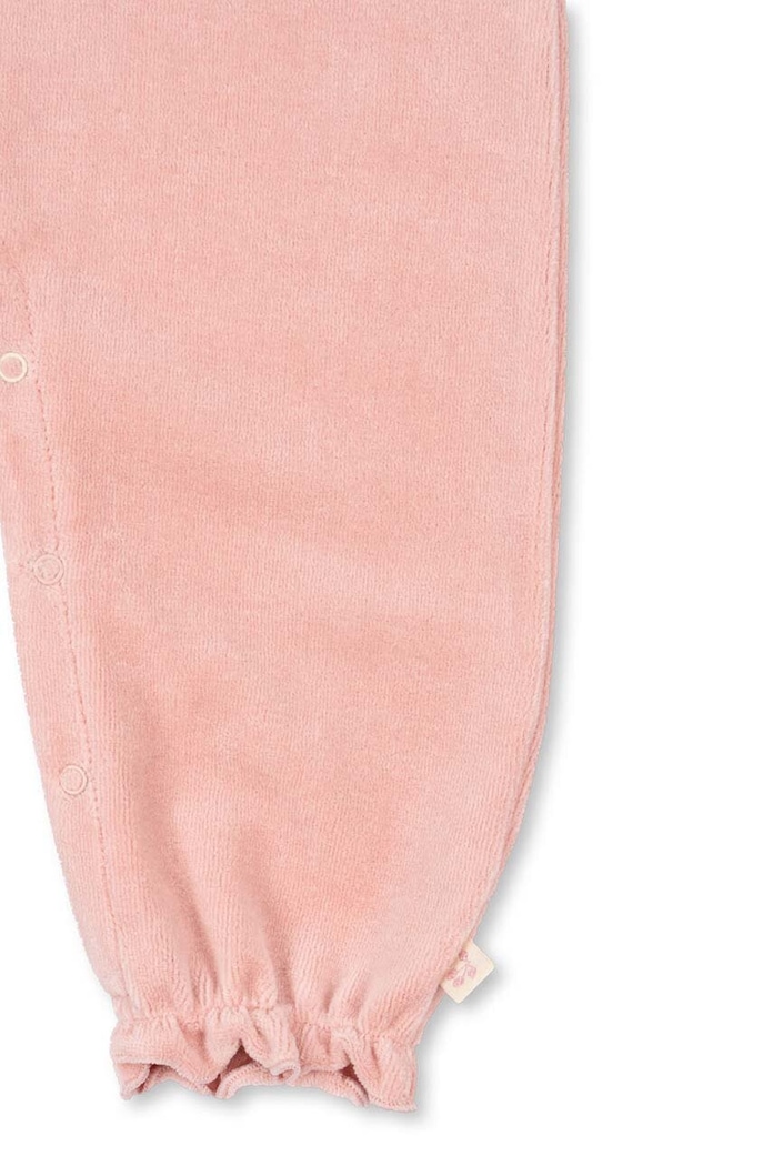 Dětské polo dupačky Konges Sløjd MIFFA FRILL ONESIE GOTS KS101602
