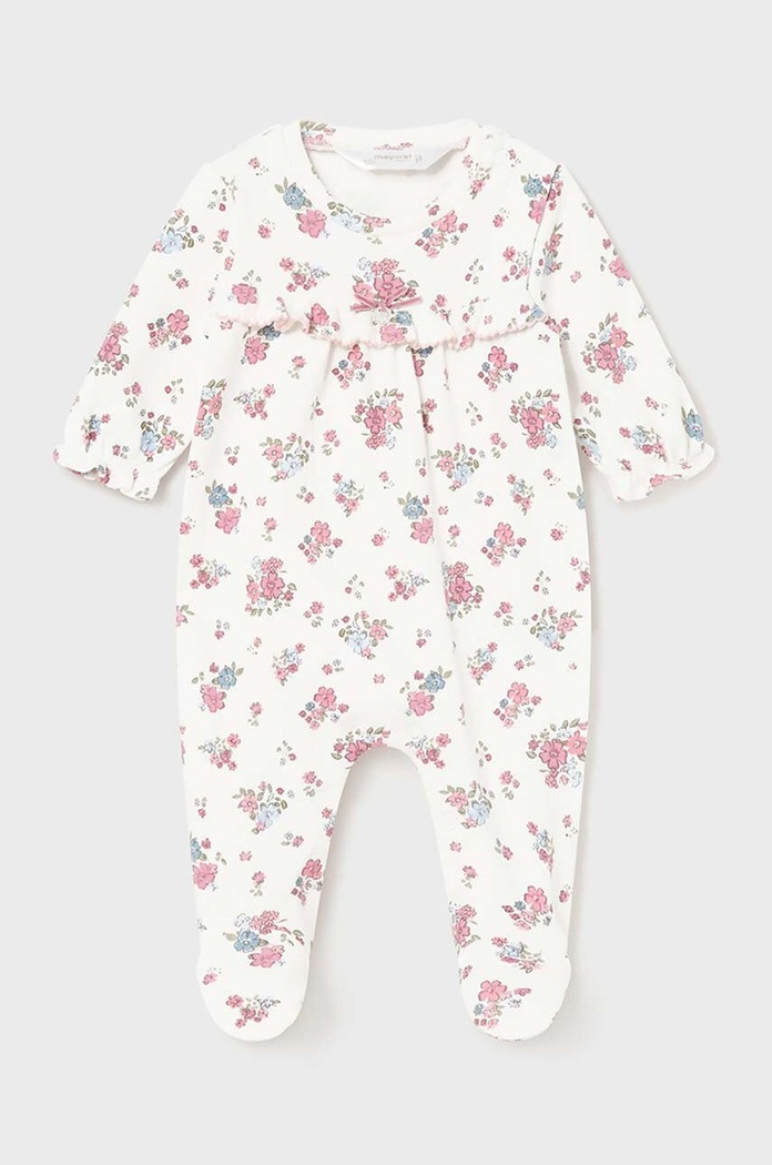 Detský bavlnený overal Mayoral Newborn 2778.2E.Newborn.9BYH ružová AW24