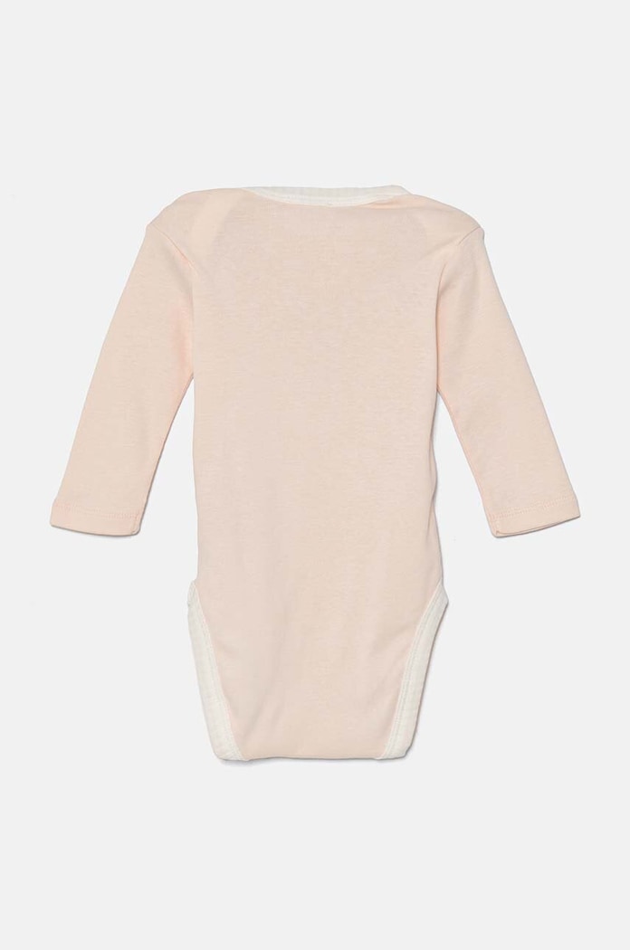 Pamučni bodi za bebe United Colors of Benetton 2-pack roza 3GI70B00R.G.W.Seasonal