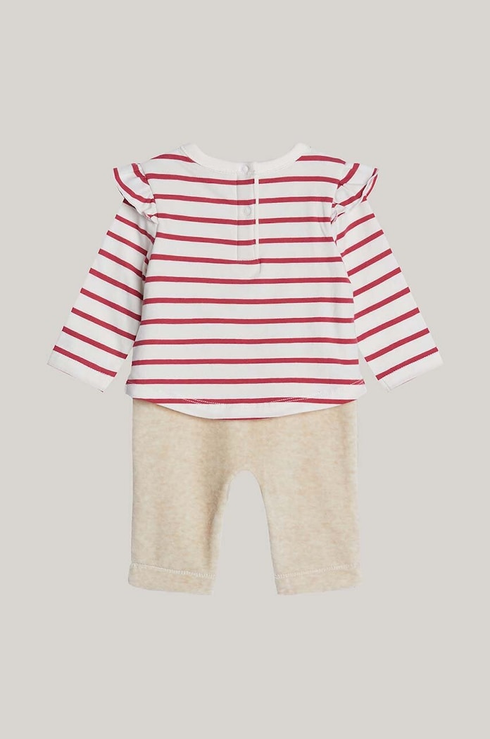 Tommy Hilfiger komplet niemowlęcy KN0KN01938.G.9BYH różowy AW24
