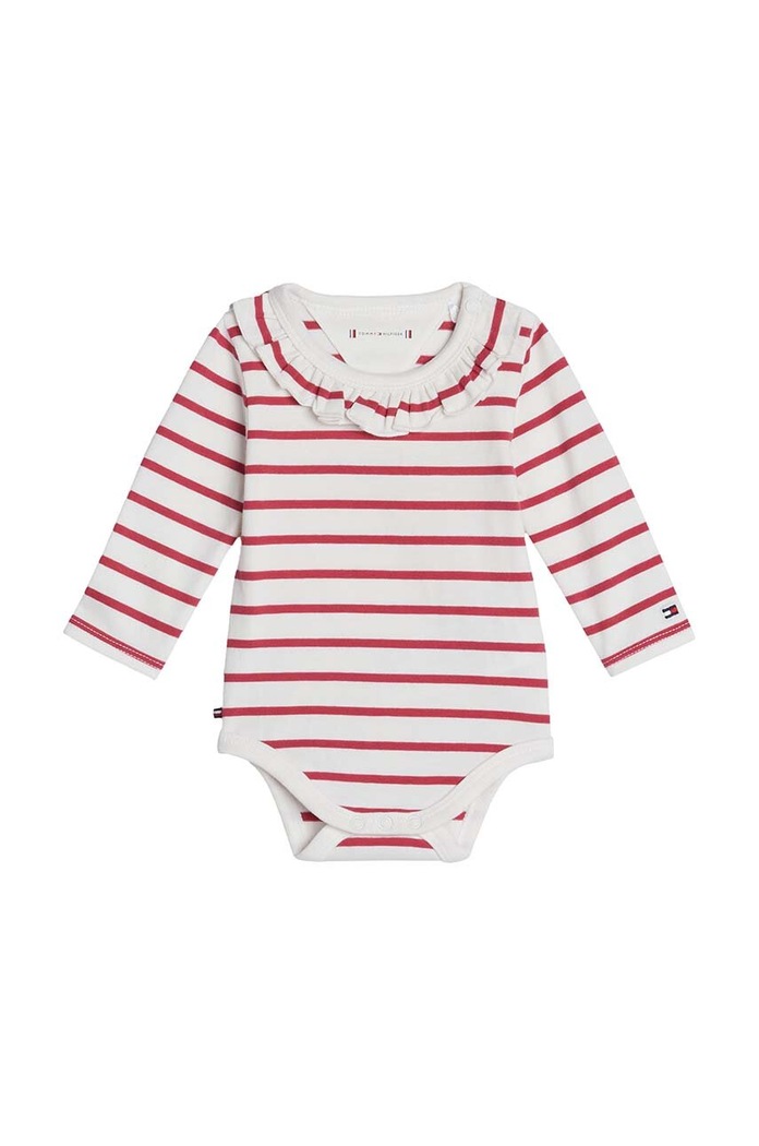 Bodi za bebe Tommy Hilfiger roza KN0KN01946.9BYH