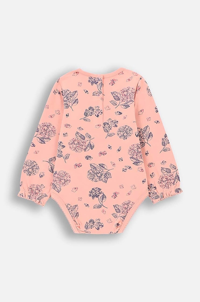 Bodi za bebe Coccodrillo ZC4112102FGN roza AW24