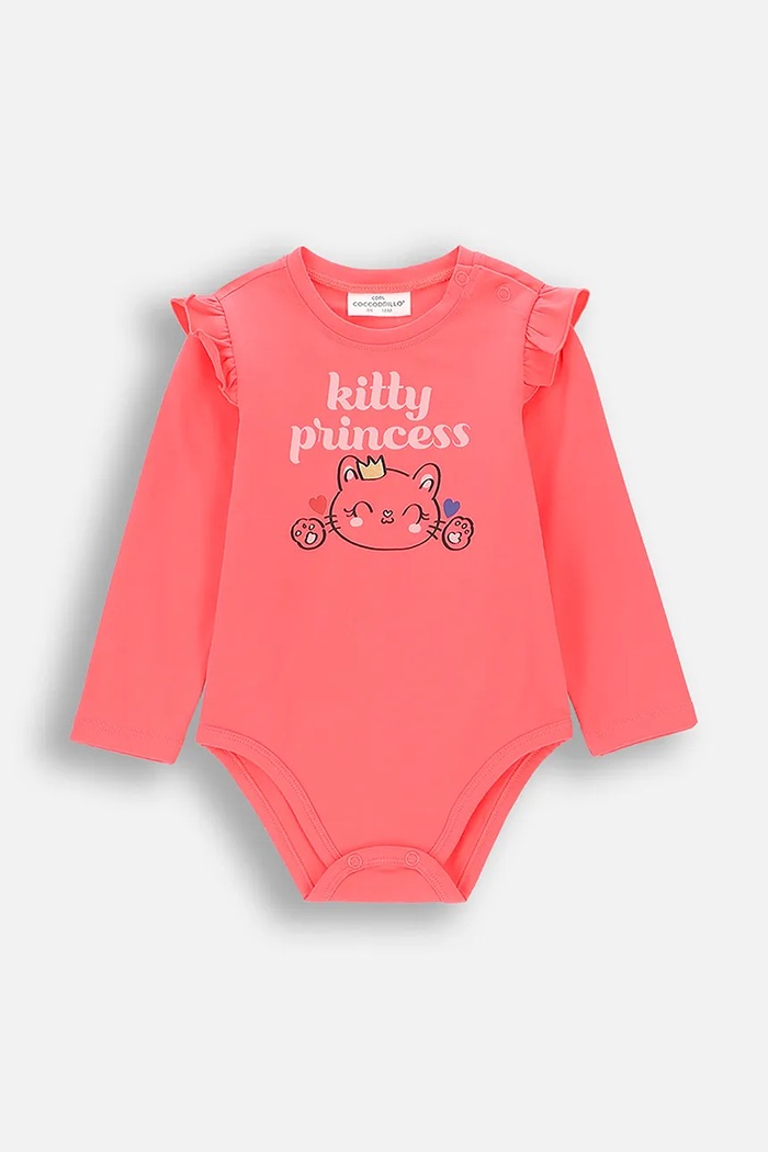 Bodi za bebe Coccodrillo Proizvod za bebe roza ZC4112101HGN